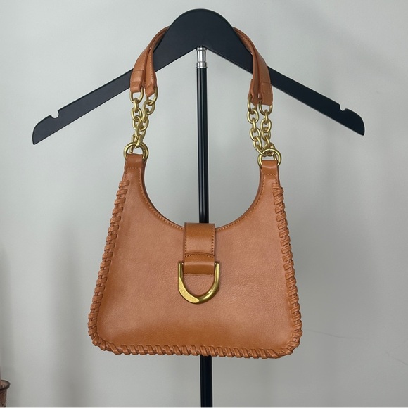 Antik Kraft Handbags - Tan Women's Bag with Gold Accents